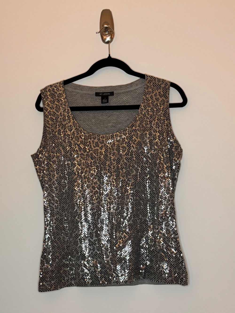St. John Knits Sparkle Tank Top